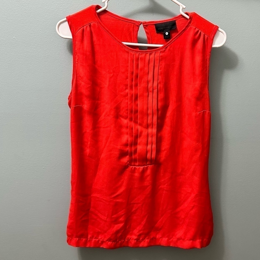 Worthington Sleeveless Blouse Tank Top small